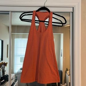 Lululemon Orange Razorback Tank Top Size 4